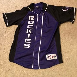 Majestic MLB  Colorado Rockies Jersey, Adult Med